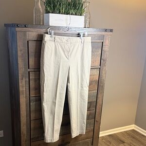 Talbots Women’s Light Cream Chino Pants